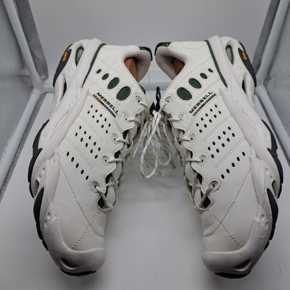 MENS Merrell Hiking Sneakers Green/White Size 10 - Picture 5 of 7